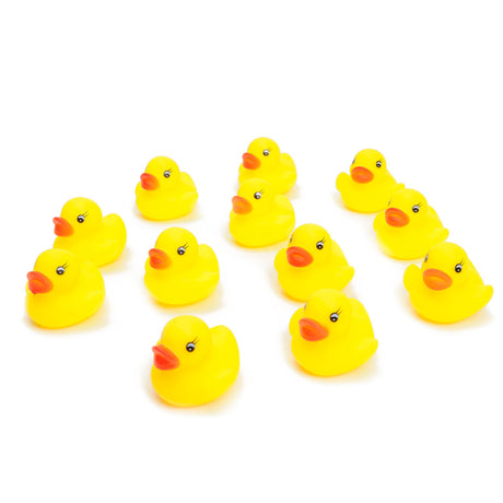 Duckiez Mini Gummi Enten, 12st.