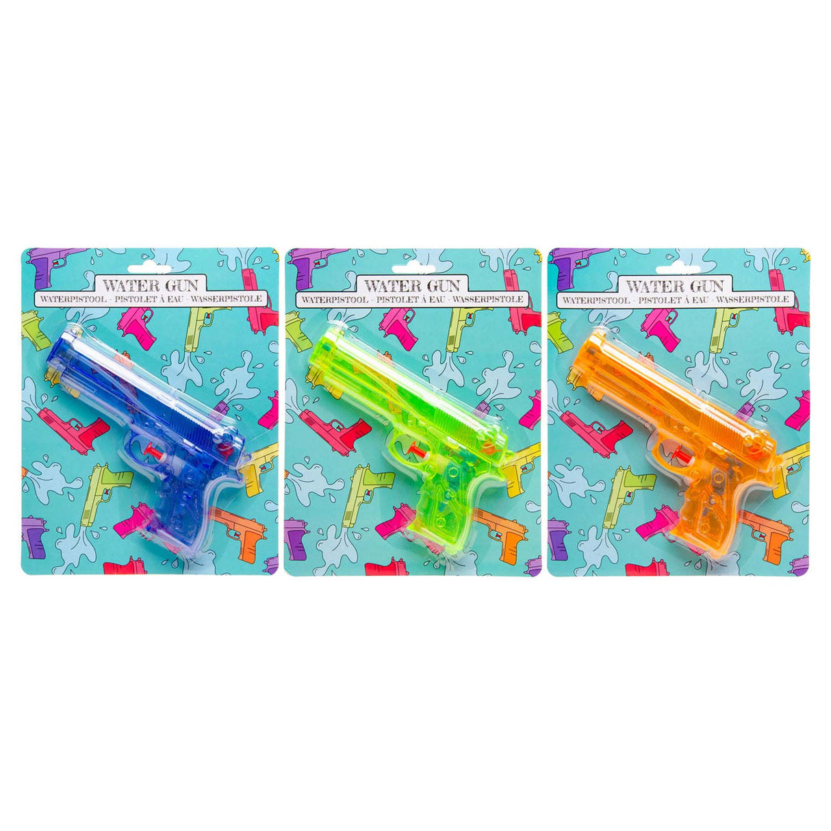 Lg-imports gekleurd waterpistool, 16cm