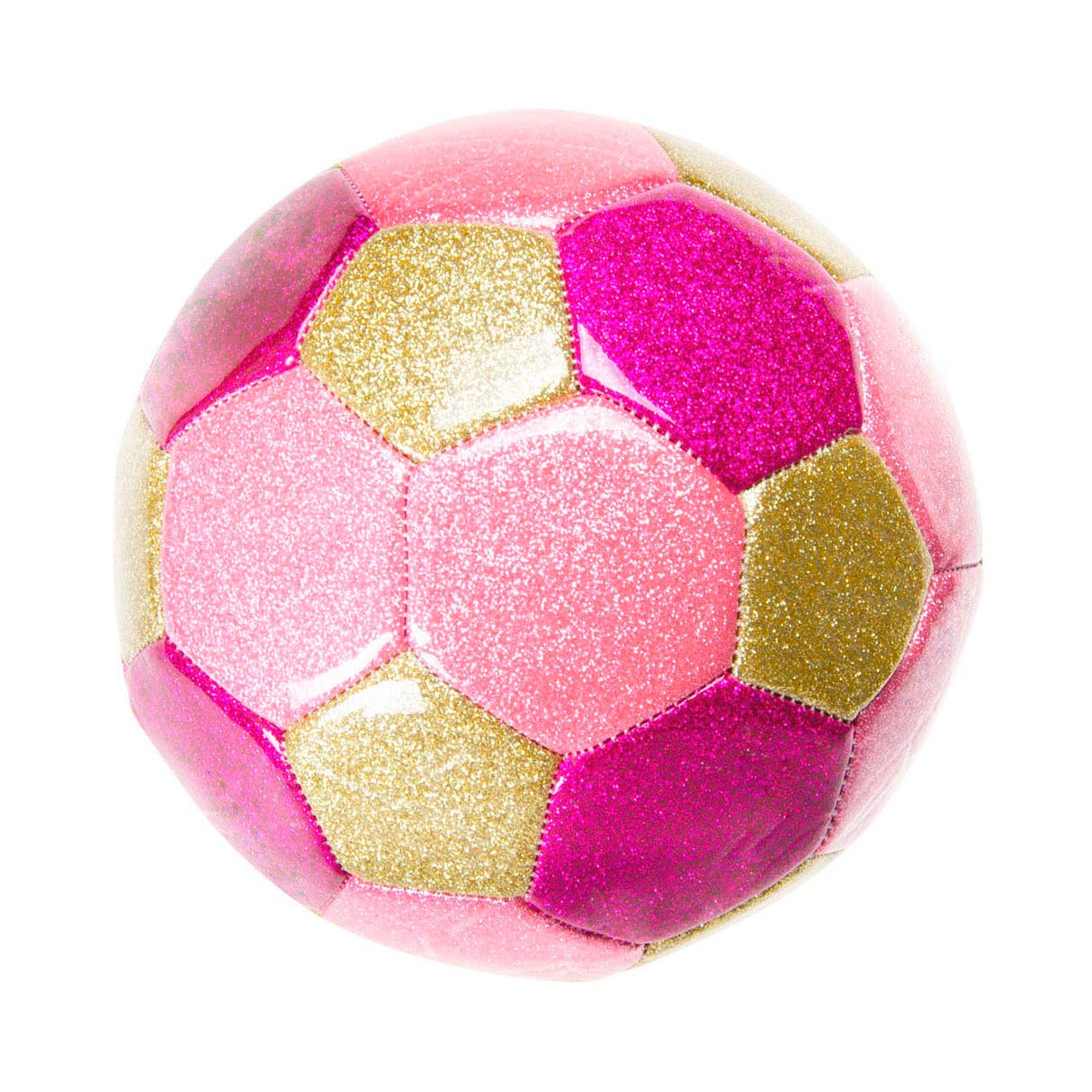 Duckiez Metallic Football Pink, 15 cm