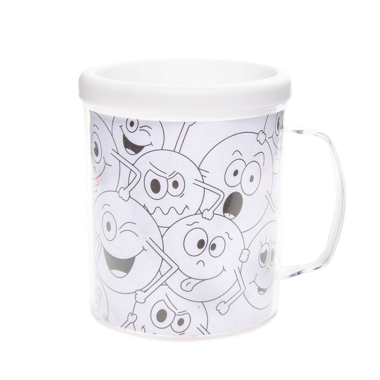 Duckiez färbe deinen eigenen Tassen-Smiley 10 cm | 24 Stück