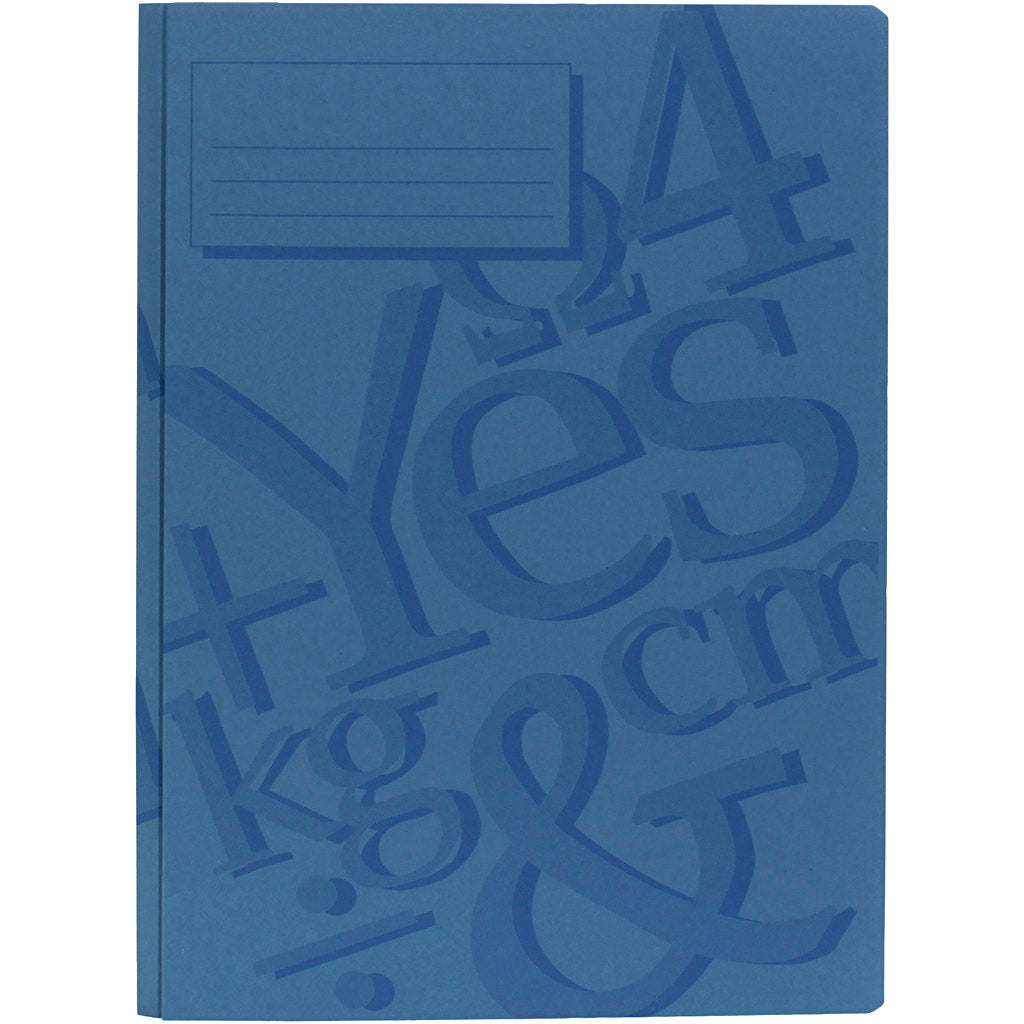 Arbeitsbuch, A4, blau, 100 Teile, 1 Box