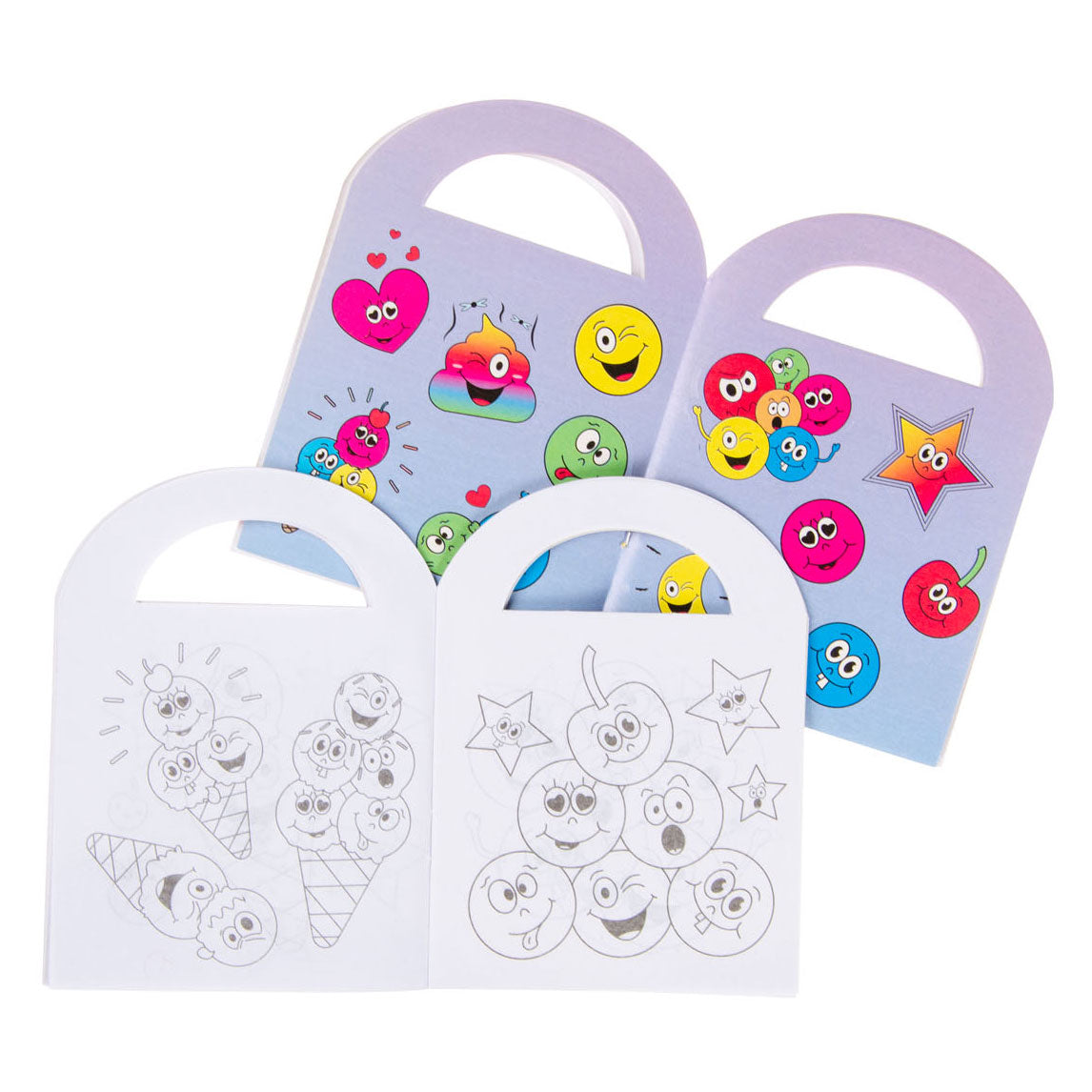Duckiez-Malbuch mit Smiley-Aufklebern