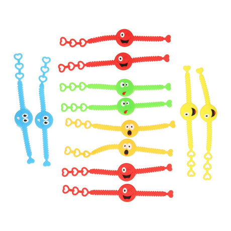 Duckiez Armband Smile Face Color, 12er-Set.