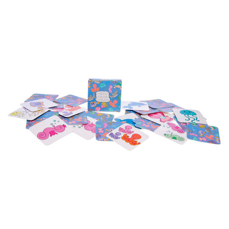 Duckiez Mini-Memospiel Meerestiere, 28 Karten