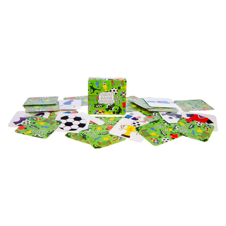Duckiez Mini-Memo-Spiel Fußball, 28 Karten