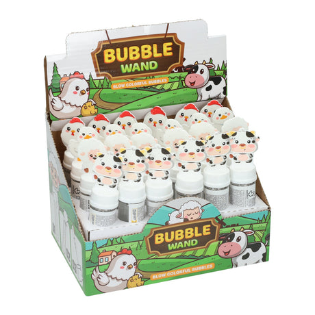 Duckiez Bauernhoftiere Mini-Blasengebläse – 24 Stück.