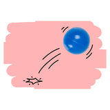 Duckiez stuiterballen neonkleurig, 50st.