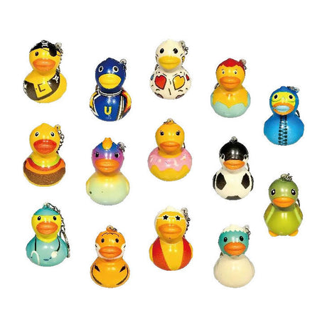 Duckiez Schlüsselanhänger Entenschaum farbig - 24 Stk