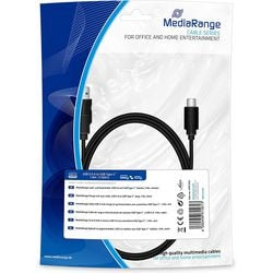 Kabelmedienreihe mrcs182 schwarz