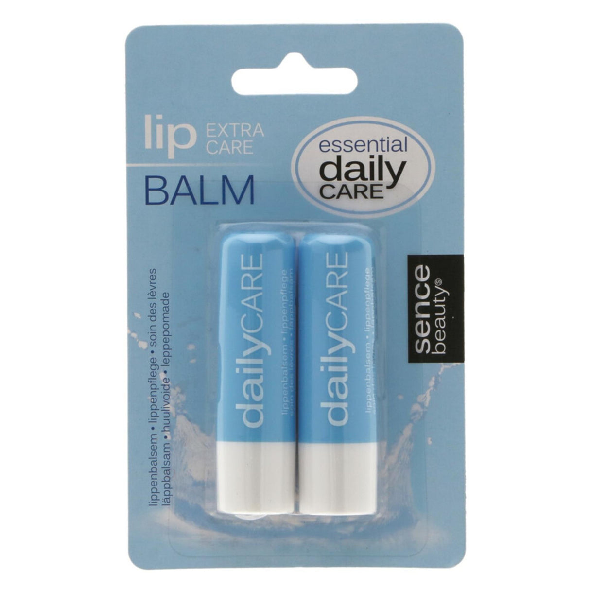 Sence lippenbalsem natural twin pack blauw 2x4,8gr
