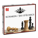 Jumbo-Schachbrett mit Figuren