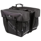 M-Wave Double Fahrradbeutel Amsterdam 30l Schwarzgrau