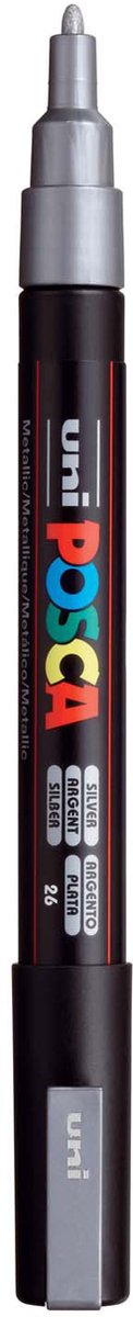 Posca Uni Uni Farbmarker 3m Silber