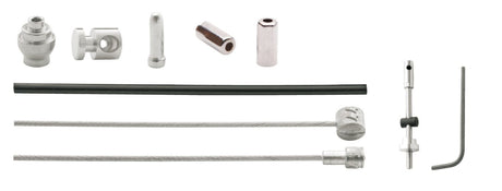 Sturmeyarcher cordo cable set kabelset trommelrem zwart 170cm 225cm sturmey archer compleet