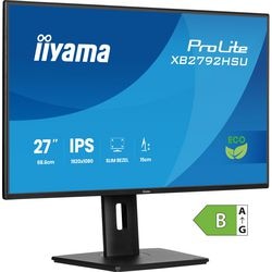 Iiyama Prolite xb2792hsu-b1 27 Monitor (Schwarz (matt), HDMI, Display Port, 2x USB-A, USB-B, 120 Hz)