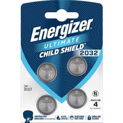 Enerdis Energizer Knopfzelle Ultimate Lithium 3V CR2032 (4 Stück)