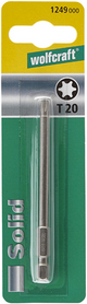 Wolfcraft Schraubbit massiv | tx20 | 89mm | 1 Stück - 1249000