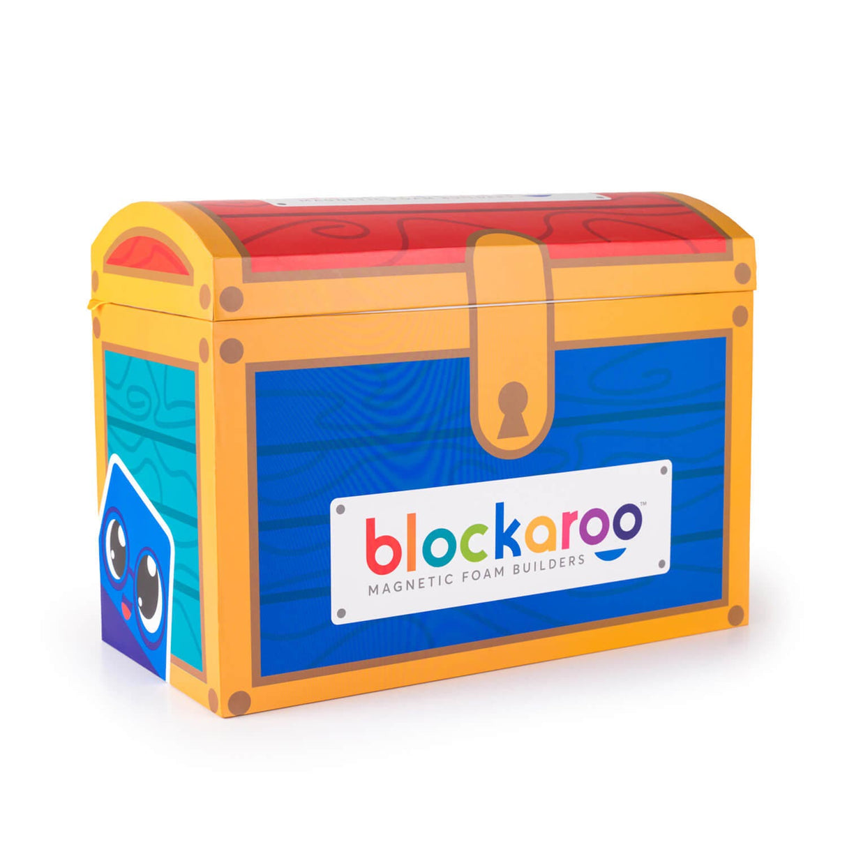 Blockaroo Blocks de mousse magnétique Boîte de trésorerie, 100dlg.