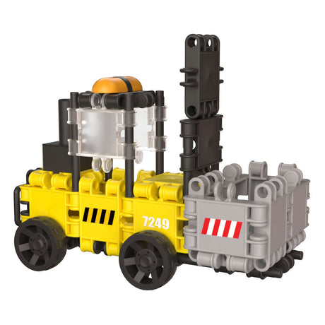 Clics Builders 5-in-1-Bausteine – nachhaltiges Spielzeug aus recyceltem Kunststoff – Baukasten 5 in 1 – Spielzeug 4,5,6,7,8 Jahre Jungen und Mädchen – Lernspielzeug – Montessori-Spielzeug – Konstruktionsspielzeug