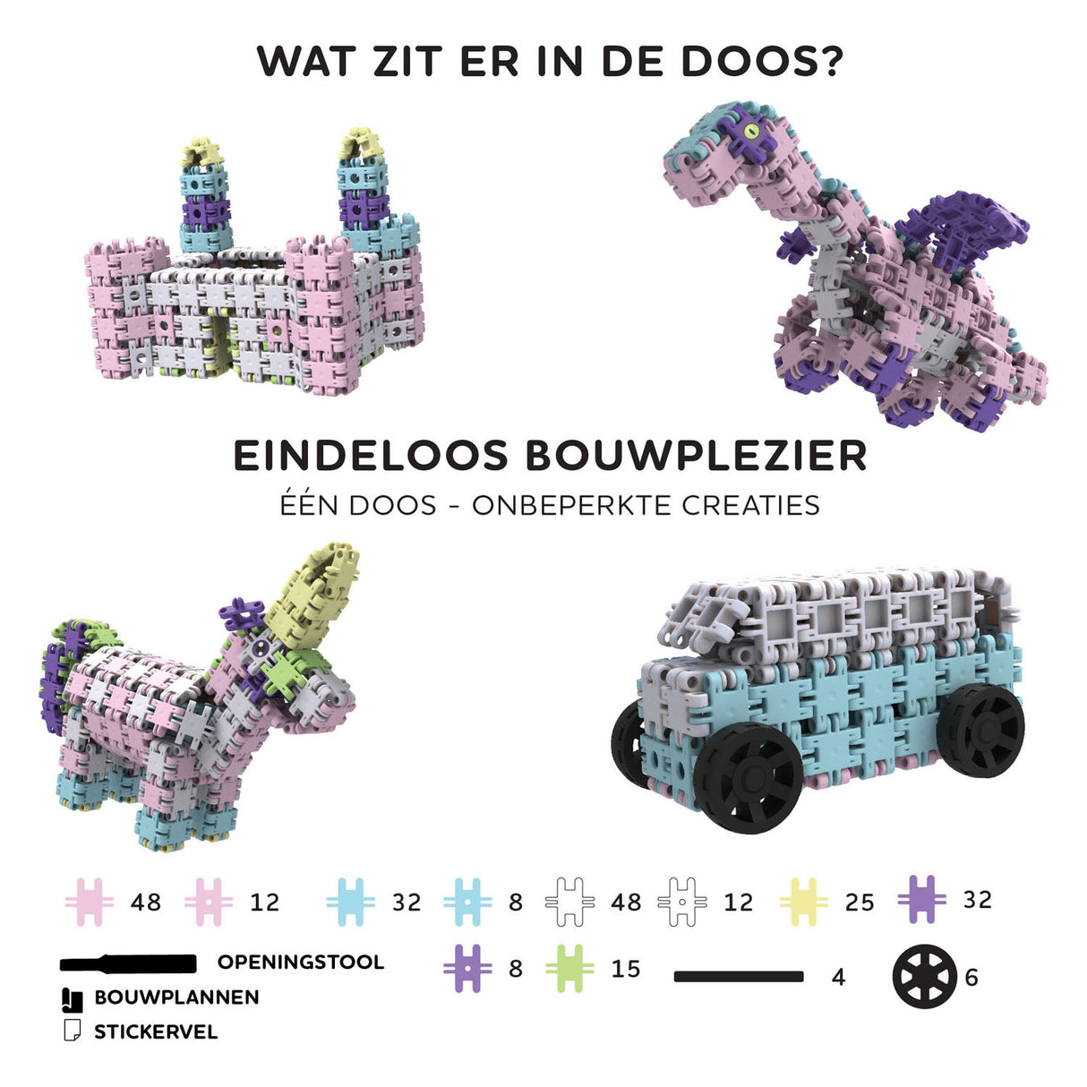 Clics Nano - Fantasie-Baumeister, 250 Stk.