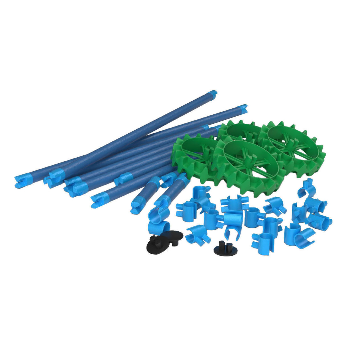 CLICS SPAGHETTEZ NOODLE PUP FLEXIBLE BUILDING RODS, 34DLG.