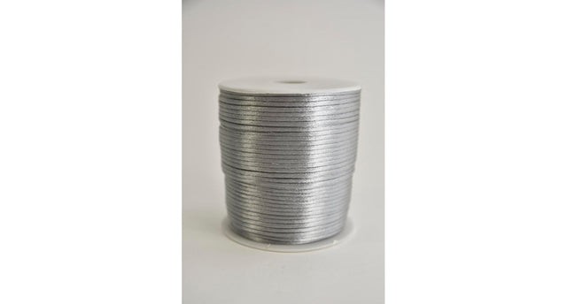 Mouse tail 2mm x 100mtr platina grijs