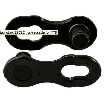 Kmc fehlendlink dlc 12 - 5,2mm - schwarz