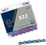 KMC Ketting 1 2-11 128 118L X11 Aurora Blau