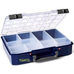 Raaco Sortimentsbox - Carrylite 80 - mit 9 Einlegeboxen - 278 x 337 x 79 mm - 143608
