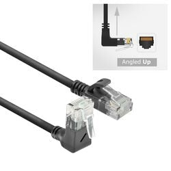 Netzwerkkabel Act RJ45 (8p8c) Stecker RJ45 (8p8c) Stecker 0,25 m schwarz