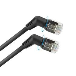 Netzwerkkabel Act RJ45 (8p8c) Stecker RJ45 (8p8c) Stecker 3 m schwarz