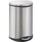 EKO Pedal Bin Shell 2x22 l Matte silberfarben