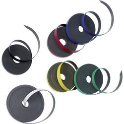 Nobo Nob selbstklebendes Magnetband-Trennband auf Rolle für Whiteboard – 10 Meter und 1 cm breit – weiß – 1 Stück