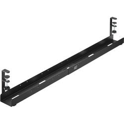 Act verstellbarer Kabelkanal für unter einem Schreibtisch, Montage über Klemmsystem 80 cm 100 cm 120 cm ac8376