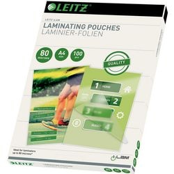 Leitz - Laminierfolien - A4 - 80 Mikron - 100 Stück