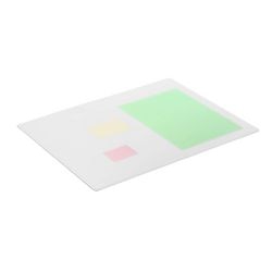 Robuste 712219 Schreibtischunterlage transparent (B x H) 53 cm x 40 cm