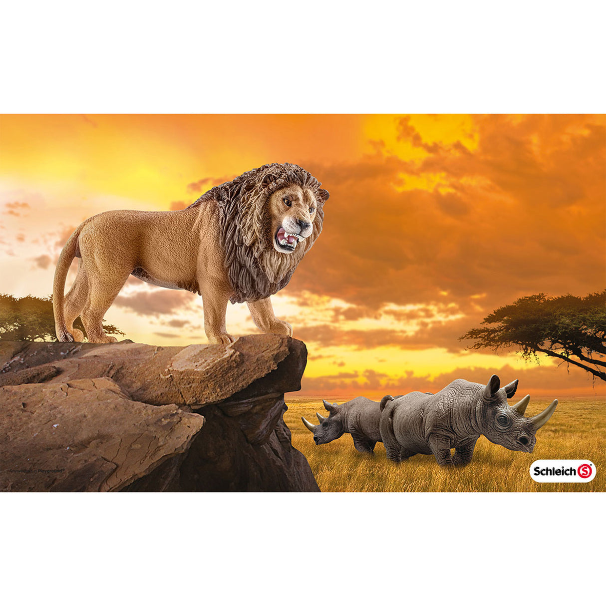 Schleich sauvage Roaring Lion 14726