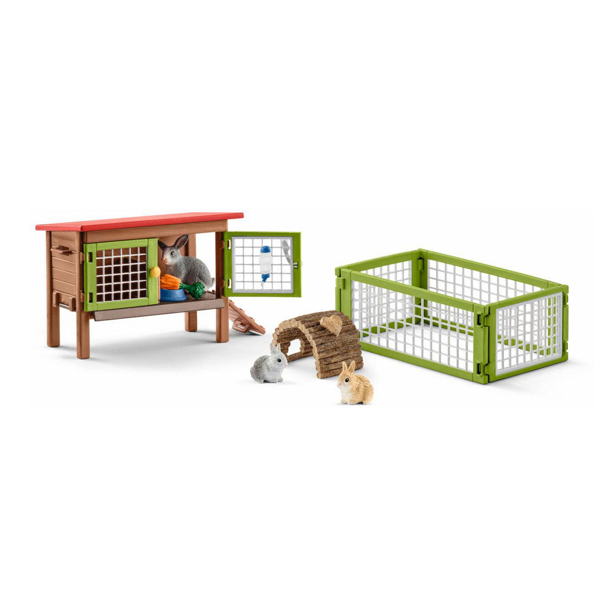 Schleich Farm World Rabbit Hutch