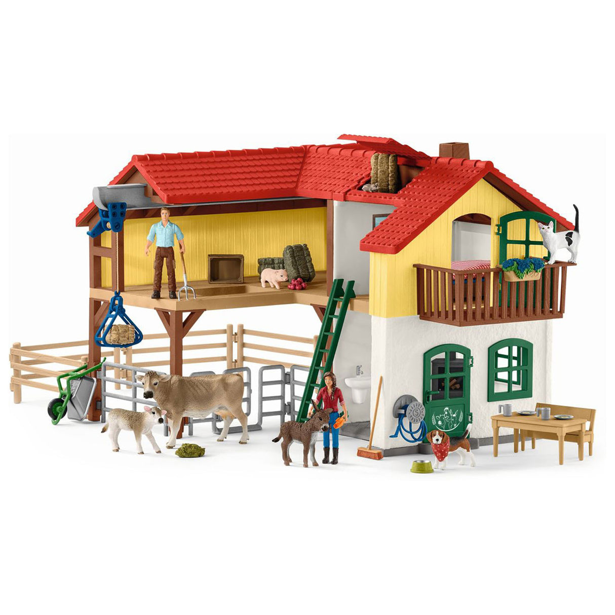 Schleich Farm World Farm mit Stall und Tieren