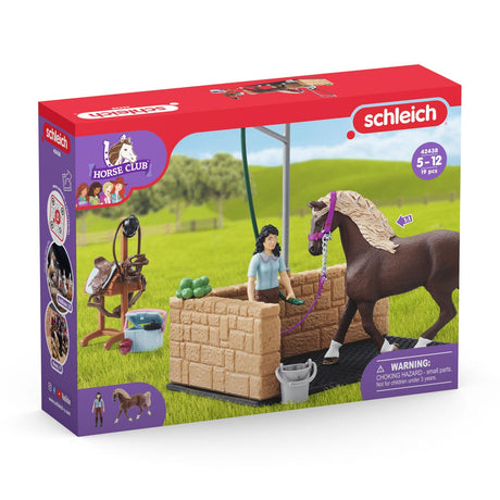 Schleich Horse Club Pferdewaschbox mit Emily und Luna von Hor 42438