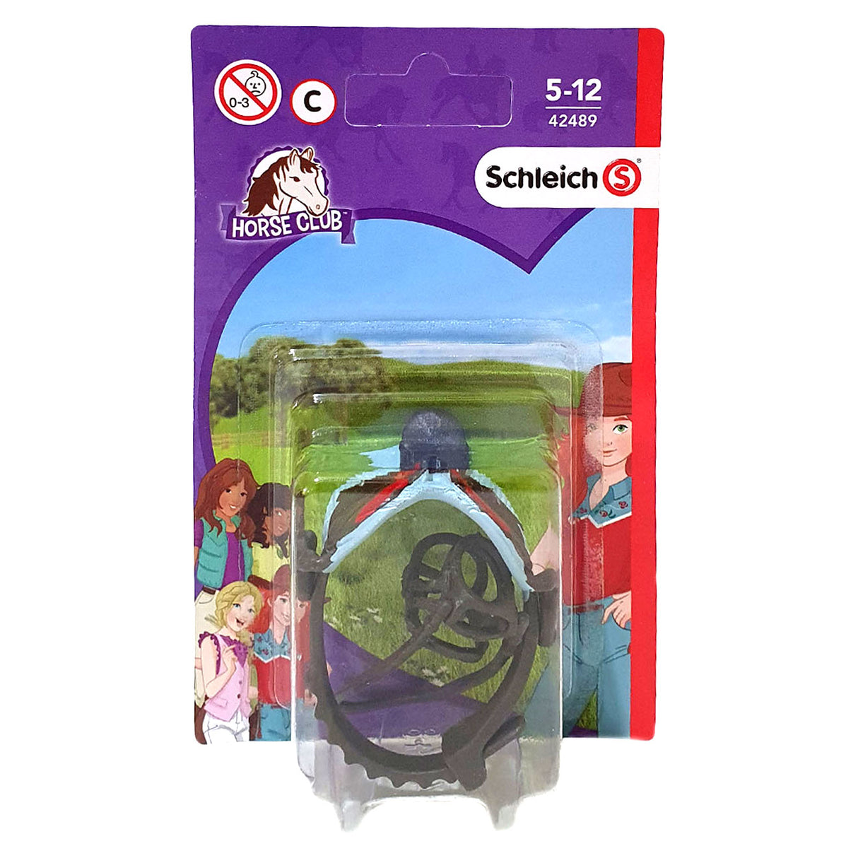 Schleich Horse Club Saddle and Halster et Cayenne 42489