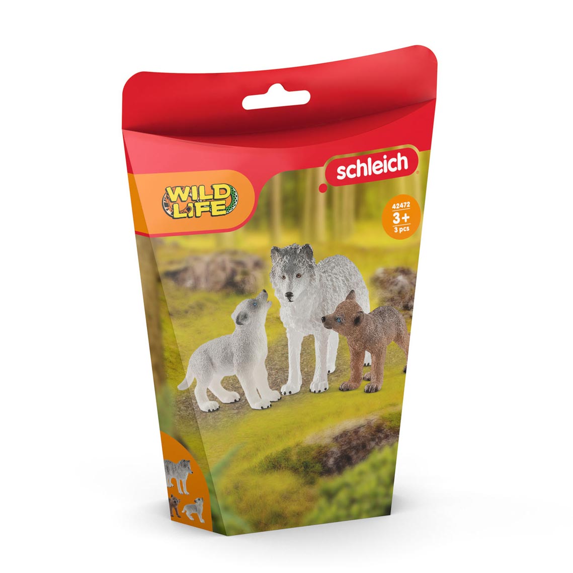 Schleich Wild Life Wolvin with WolvenWelpen 42472