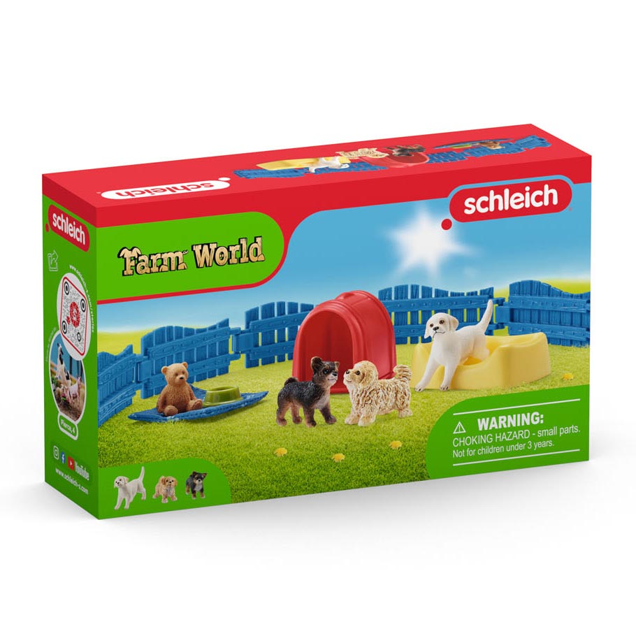 Schleich Bauerenhaff Welt Puppy Haus 42480