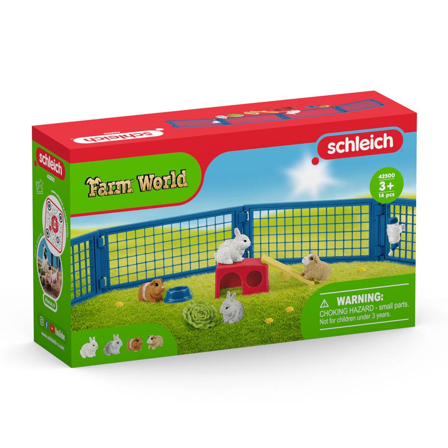 Schleich Farm World Kaninchen- und Meerschweinchenstall 42500