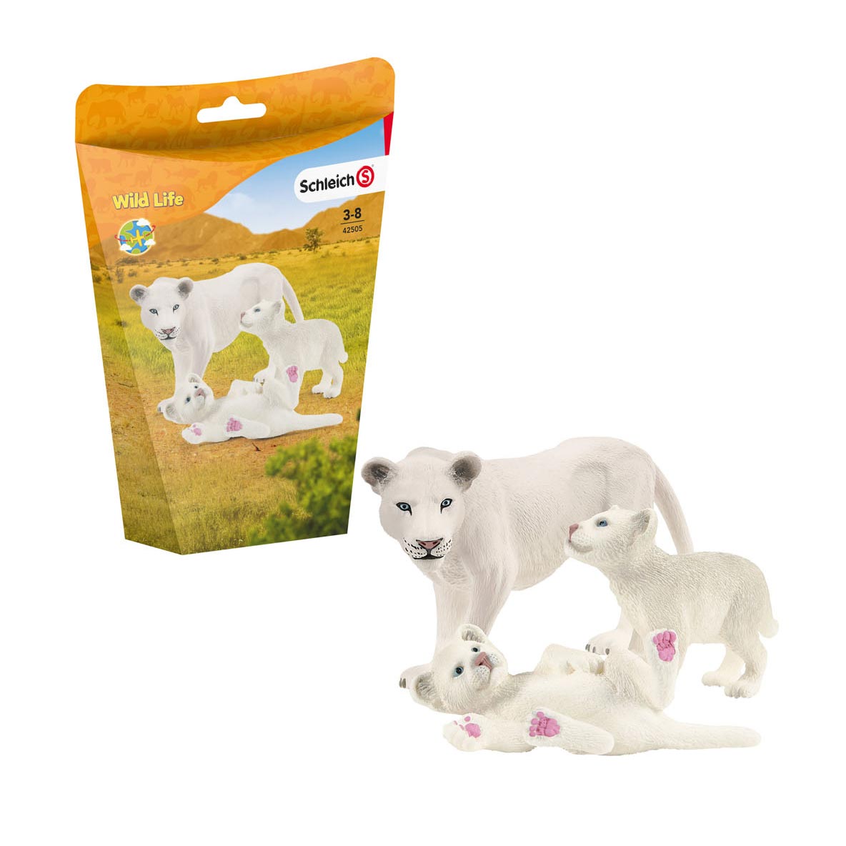 Schleich Wild Life Mother Leeuw med Cubs 42505