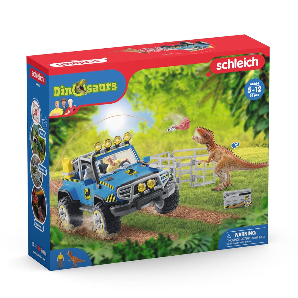 Schleich Dinosaurs Off-Road Vehicle with Dino Wachtpost 41464