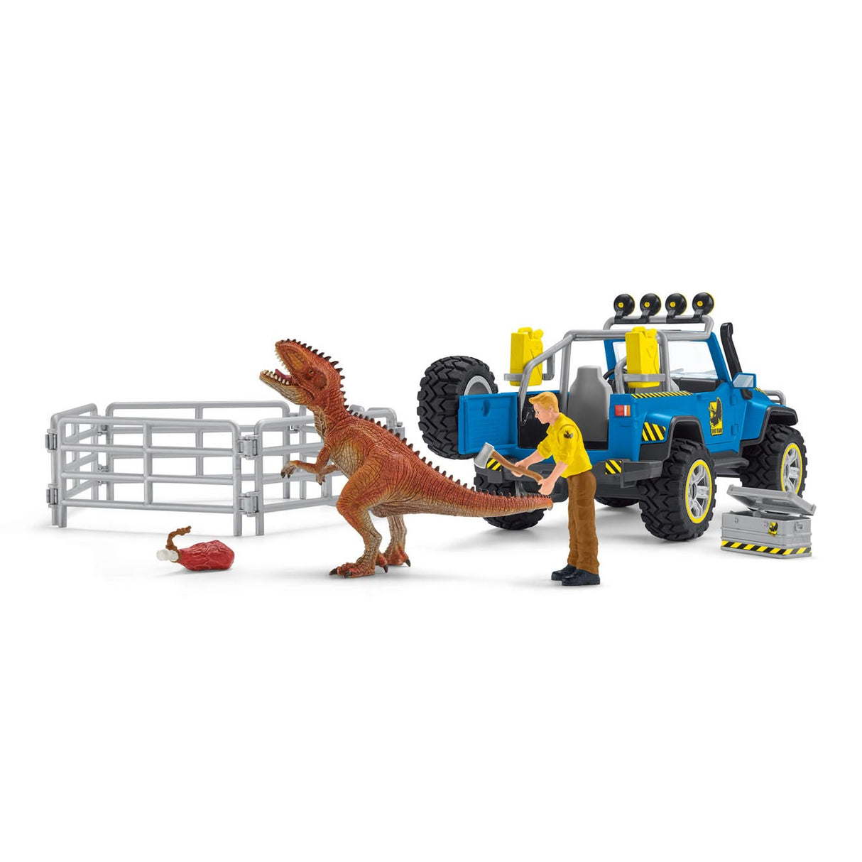 Schleich Dinosaurs Off-Road-kjøretøy med Dino Wachtpost 41464