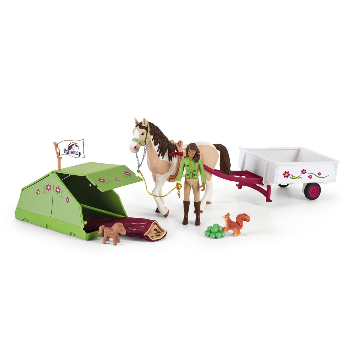 Schleich konjski klub Sarah's Camping Trip 42533