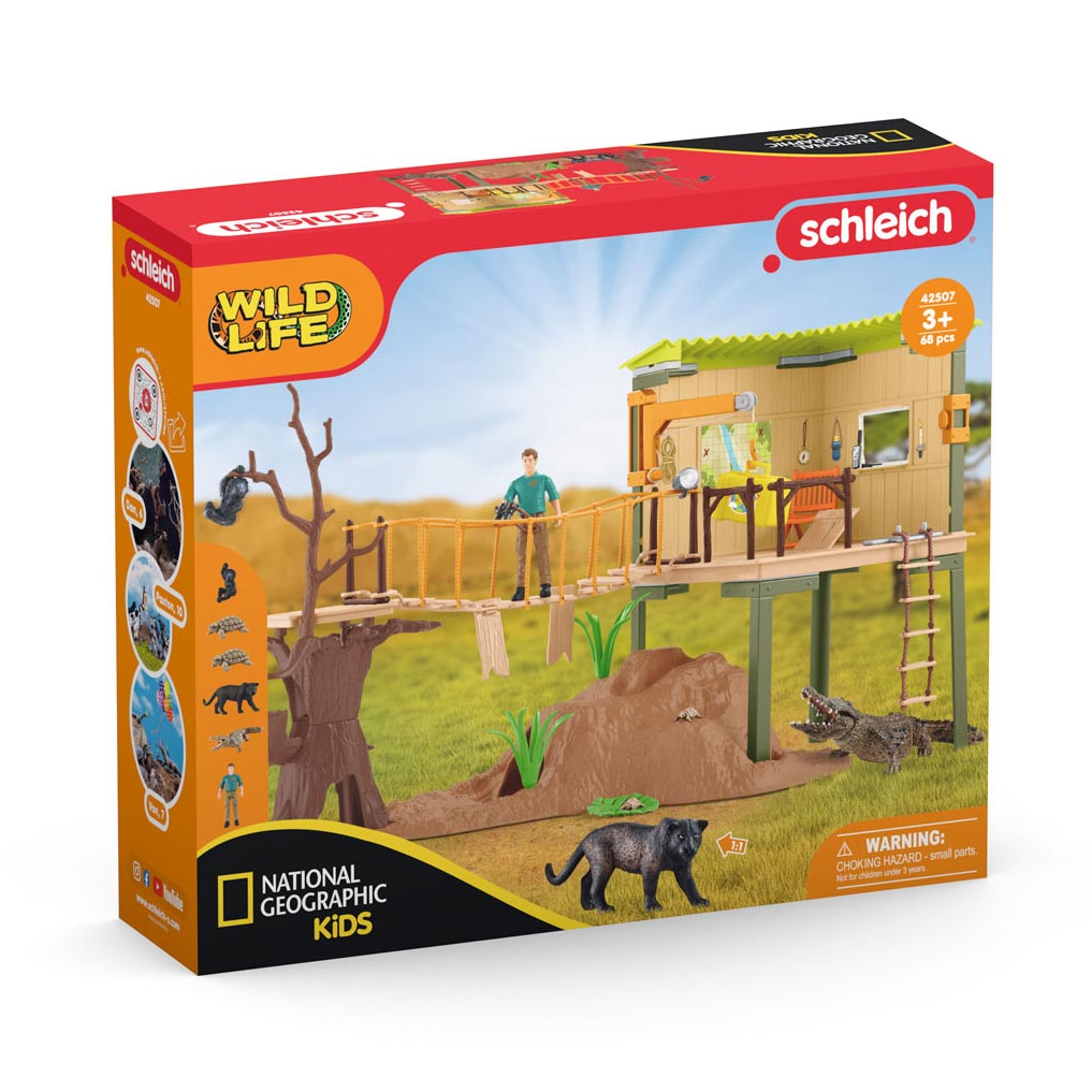 Station d'aventure de la gamme de vie sauvage de Schleich 42507