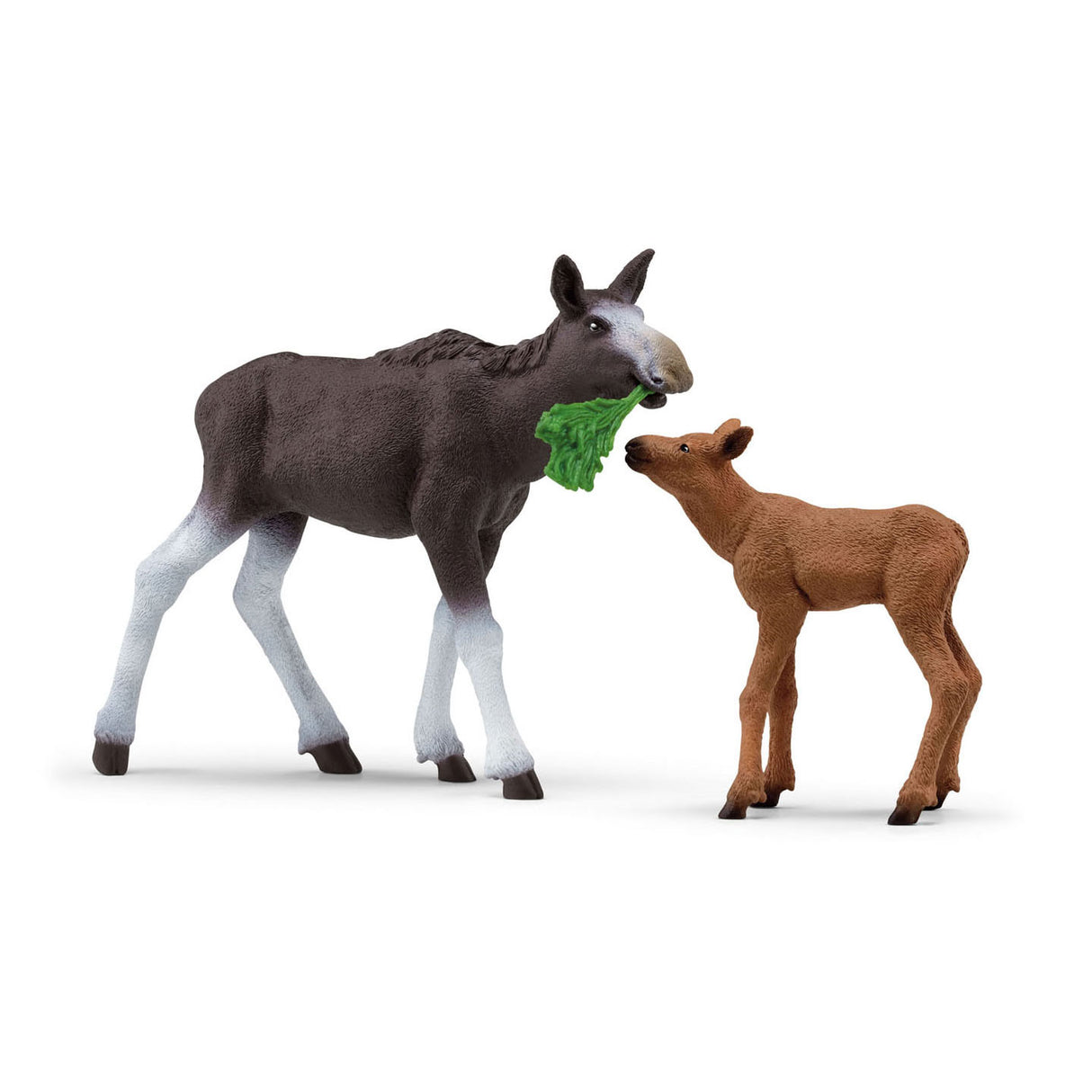 Schleich faune Moose avec veau 42603